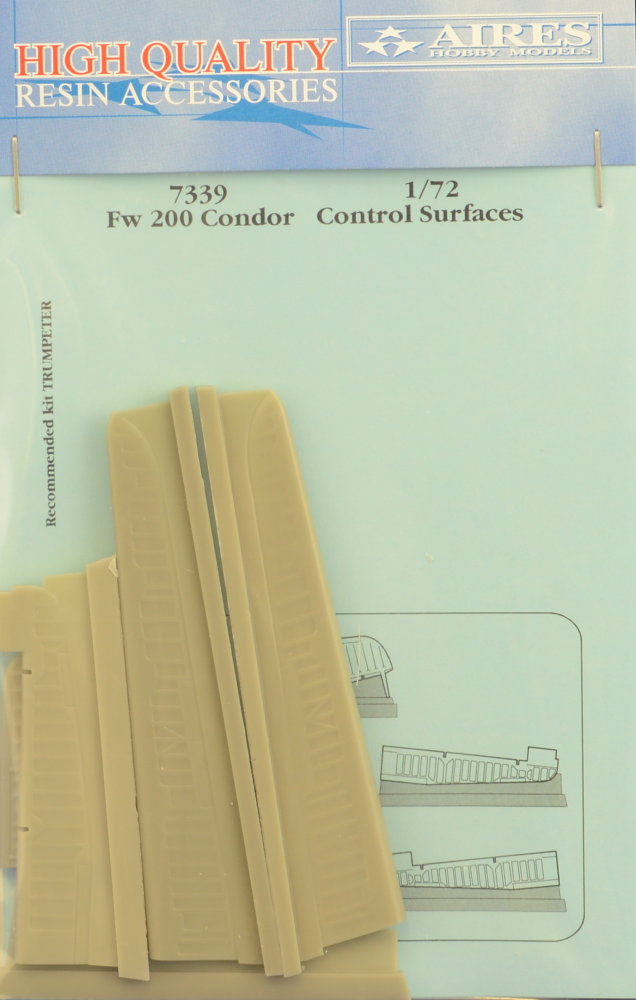 1/72 Fw 200 Condor control surfaces (TRUMP)