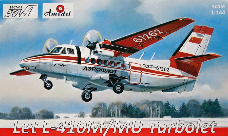 1/144 Let L-410M/MU Turbolet (Czech, Russia)
