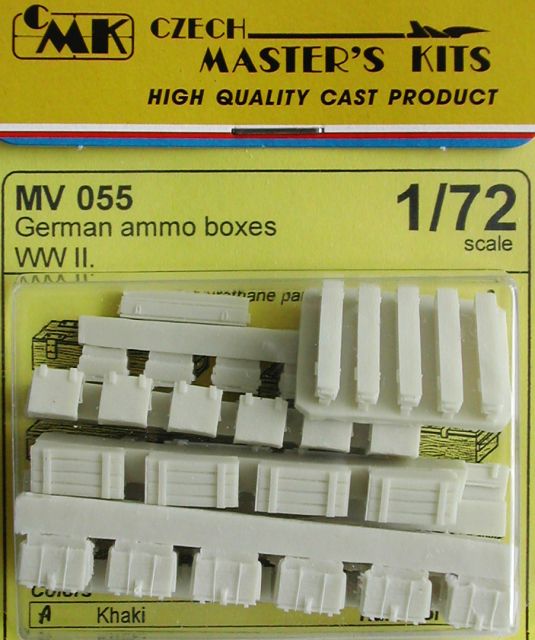 1/72 German ammo boxes WW II