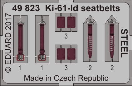 SET Ki-61-Id seatbelts STEEL (TAM)