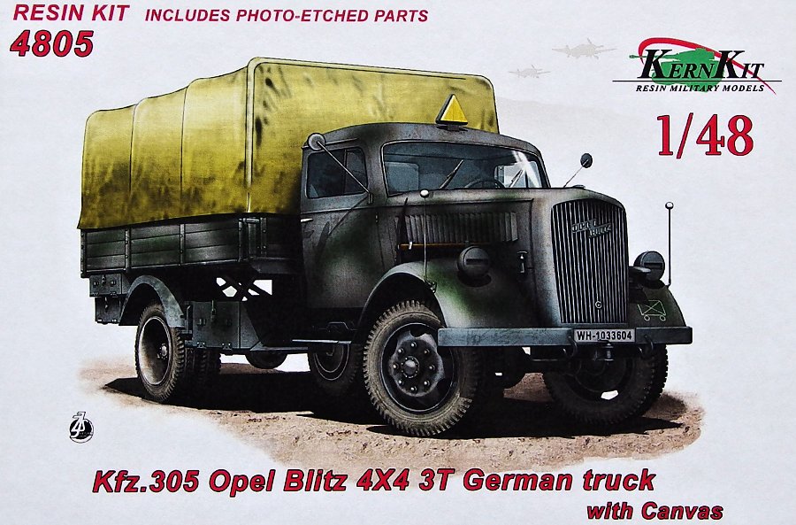 1/48 Kfz.305 Opel Blitz 4x4 3T with canvas