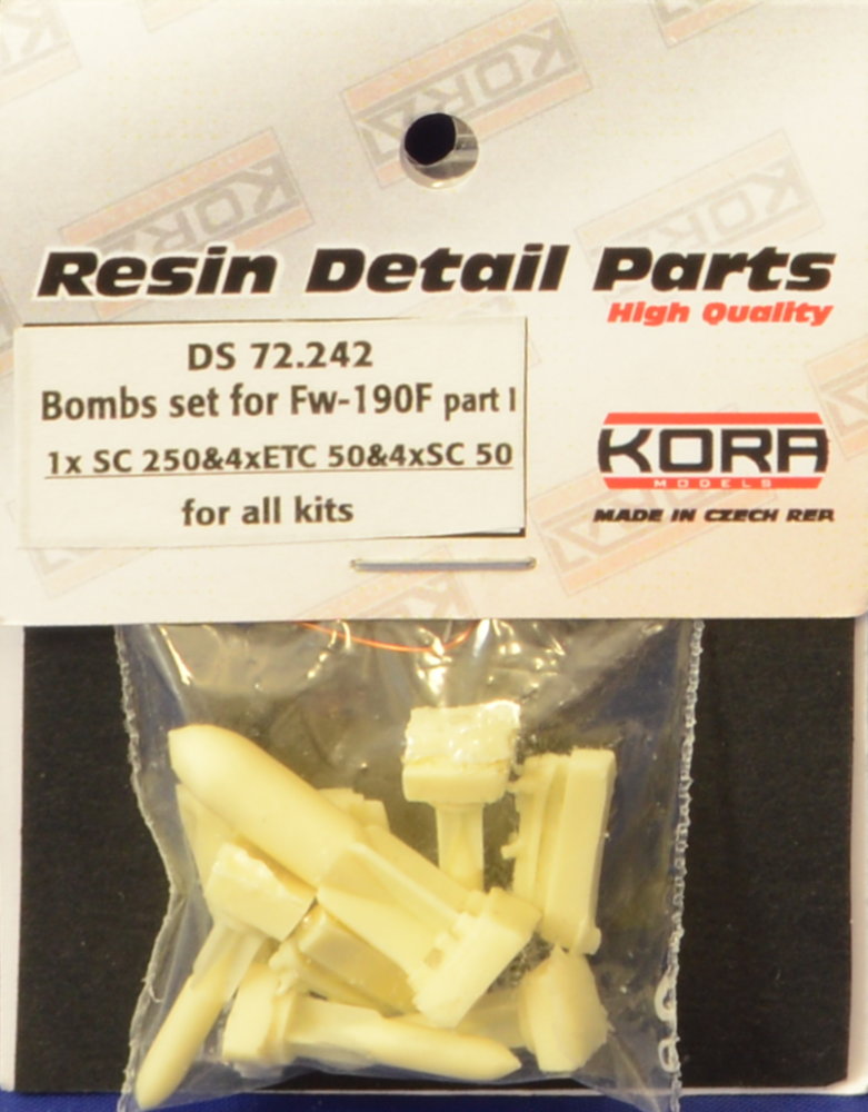 1/72 Bombs set for Fw-190F - part I.