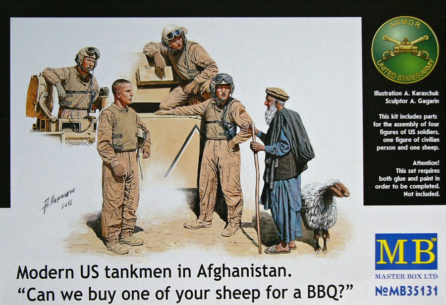 1/35 Modern US Tankmen in Afghanistan (6 fig.)