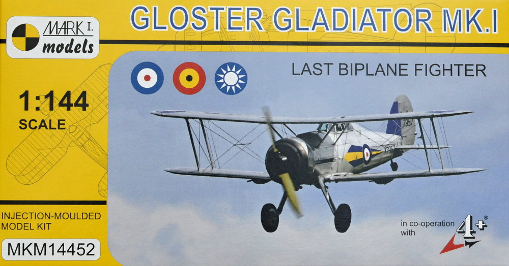 1/144 Gloster Gladiator Mk.I (RAF,Belgium,China)