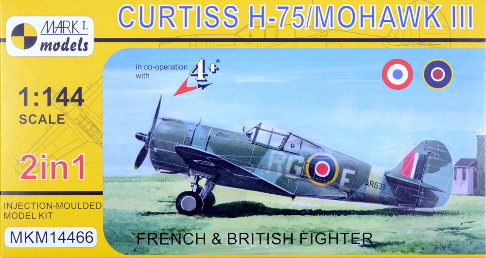 1/144 Curtiss H-75/Mohawk Mk.III (2-in-1)