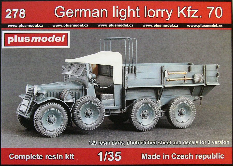 1/35 German light lorry Kfz.70 (full resin kit)