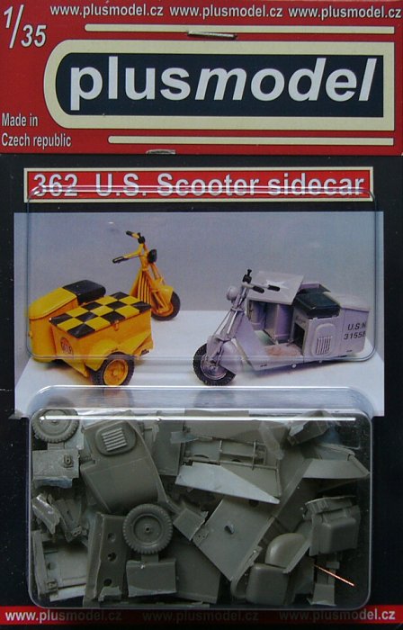 1/35 U.S. Scooter sidecar (resin kit)