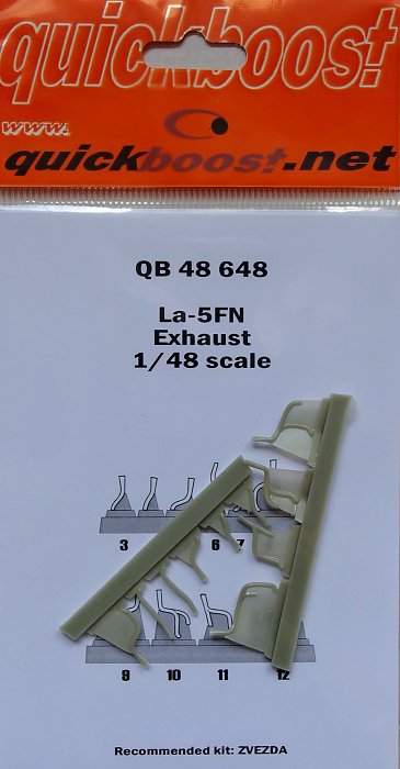 1/48 La-5FN exhaust (ZVE)