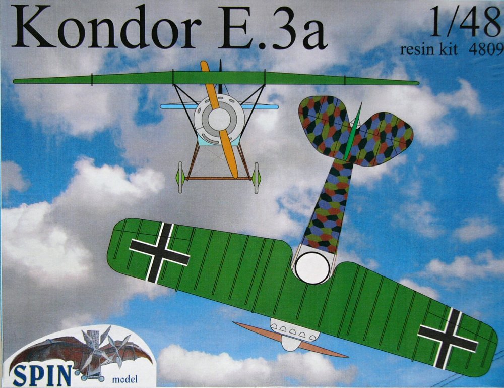 1/48 Kondor E.3a (resin kit, incl.decals)