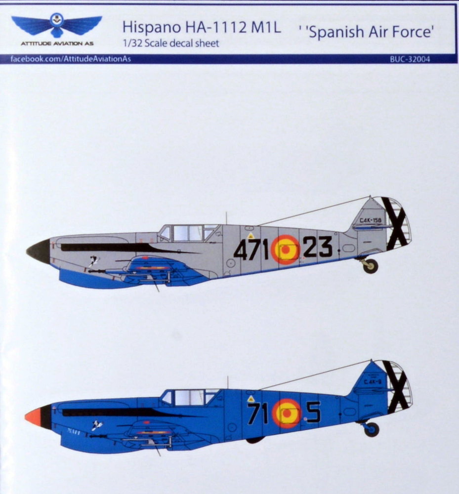 1/32 Decal Hispano HA-1112 M1L Spanish A.F.