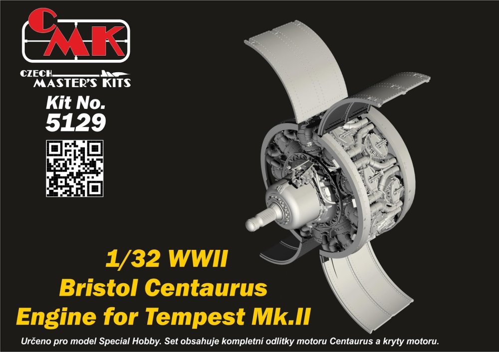 1/32 Bristol Centaurus - Engine for Tempest Mk.II