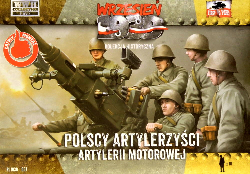 1/72 Polish Motorized Artillery 1939 (16 figures)