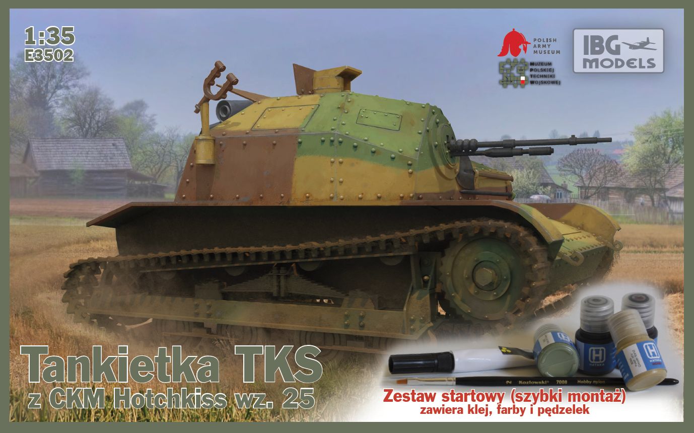 1/35 TKS Tankette Hotchkiss wz.25 (Start Pack)
