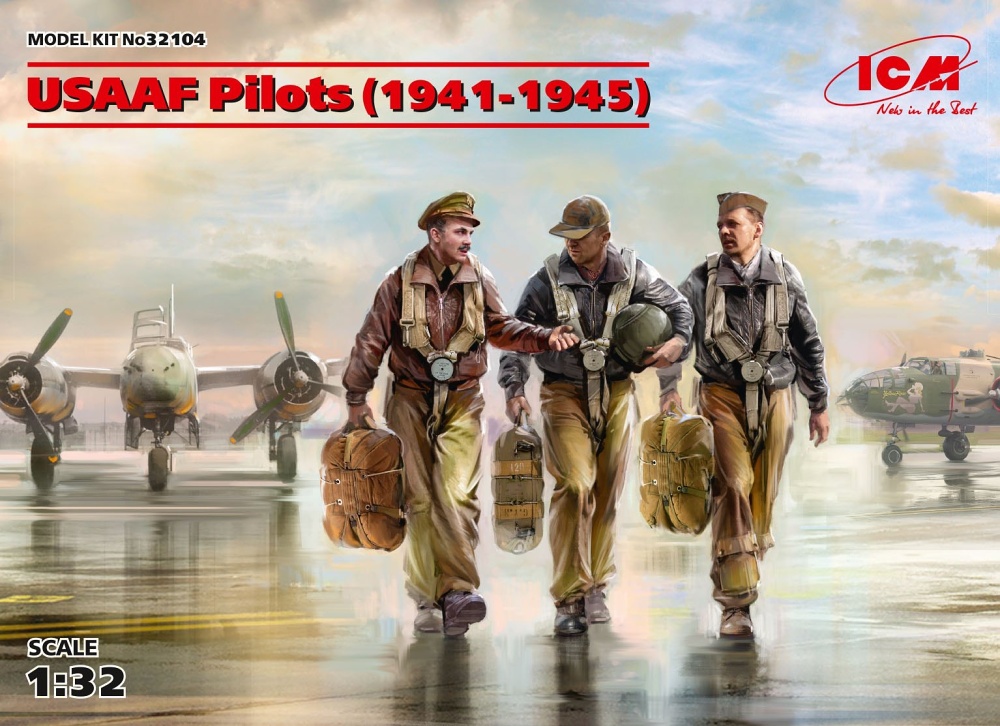 1/32 USAAF Pilots 1941-1945 (3 fig.)