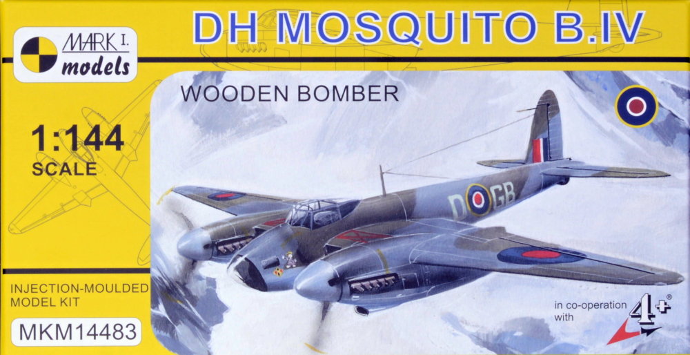 1/144 DH Mosquito B.IV 'Wooden Bomber' (4x camo)