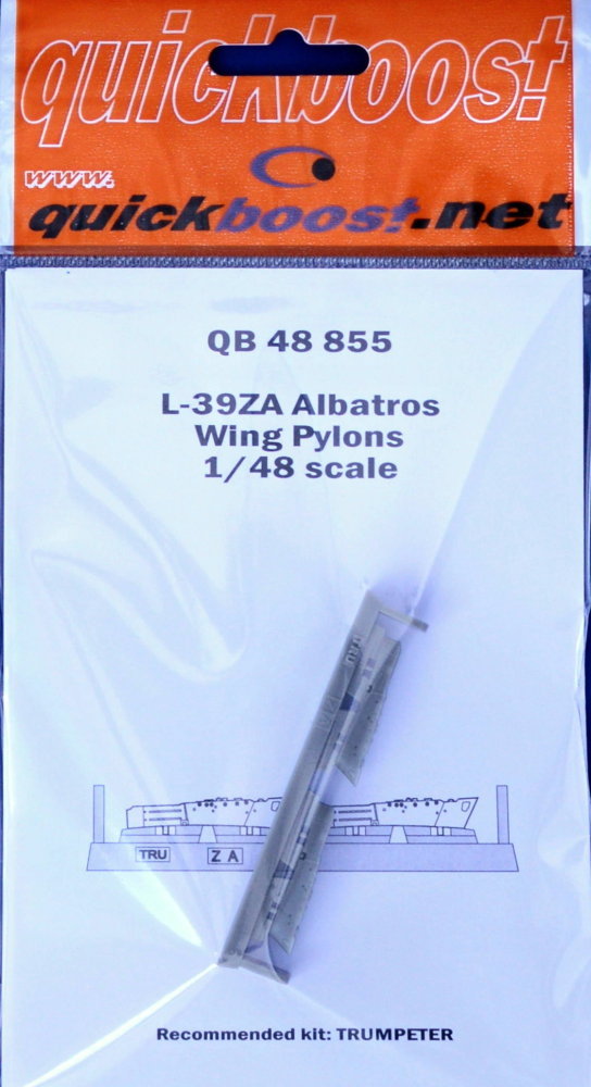 1/48 L-39ZA Albatros wing pylons (TRUMP)