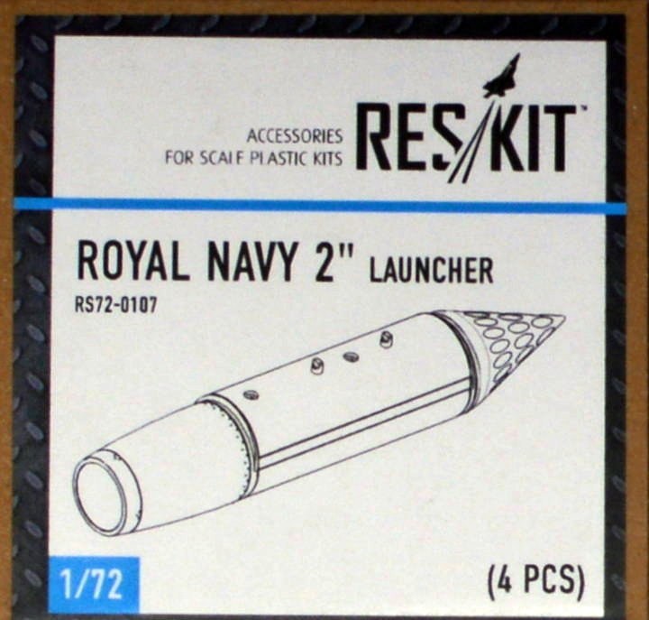 1/72 Royal Navy 2'' Launcher (4 pcs.)
