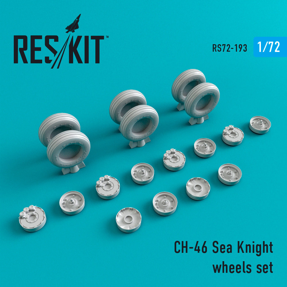 1/72 CH-46 Sea Knight wheels (FUJI/HOBBYB)