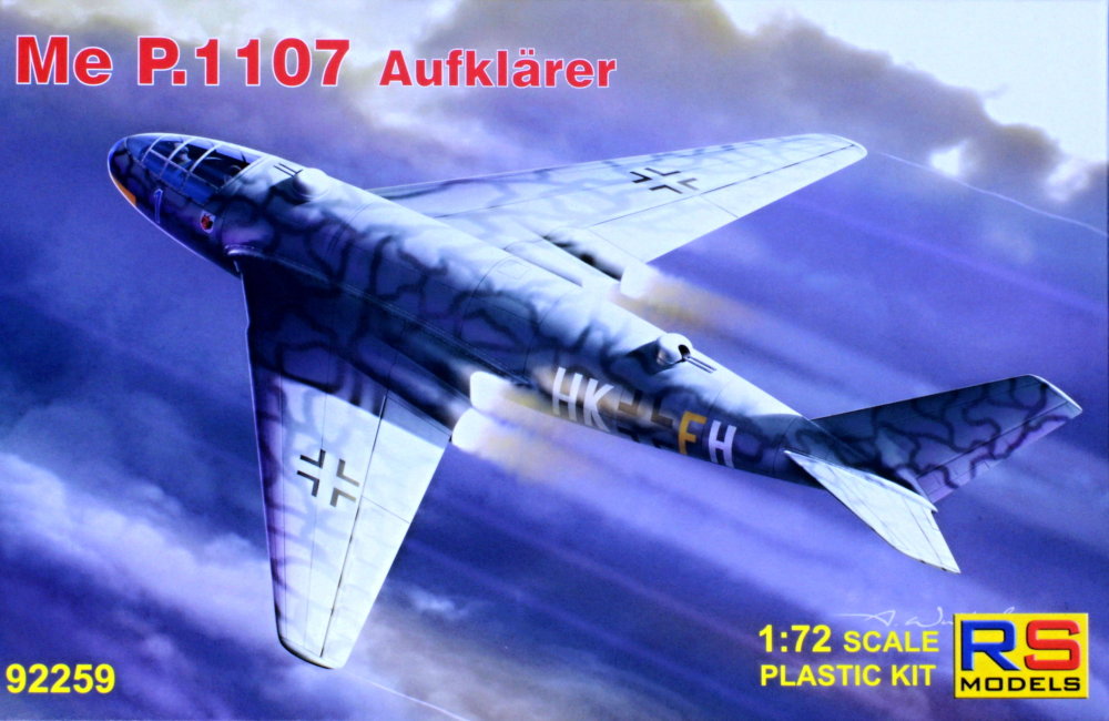 1/72 Messerschmitt P.1107 Aufklärer (4x Luftwaffe)