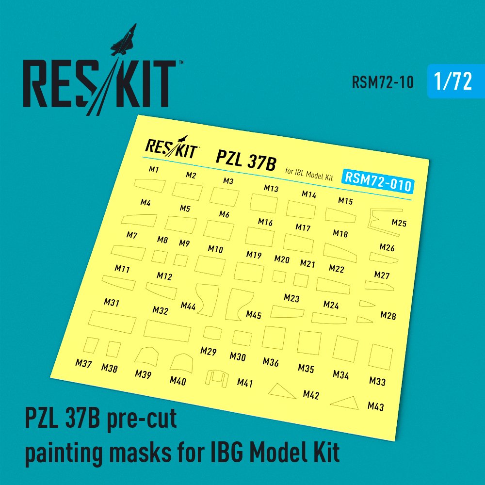 1/72 PZL.37 B I Los - Pre-cut painting masks (IBG)