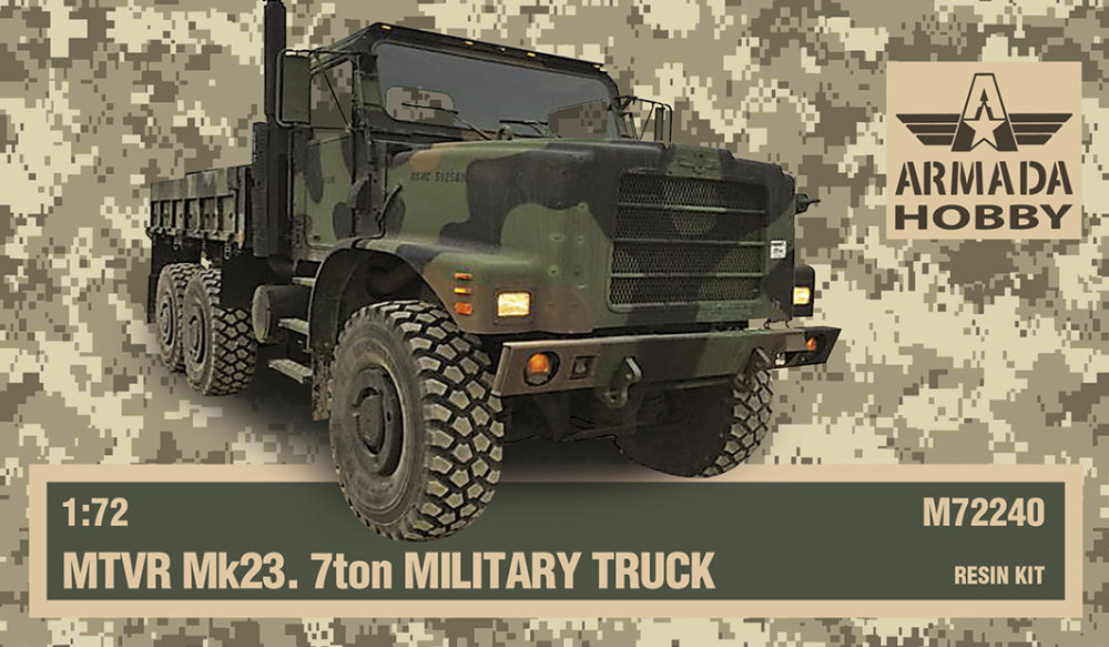 1/72 MTVR Mk.23 7-ton Military Truck (resin kit)