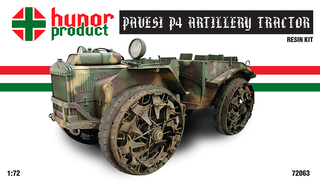 1/72 28M PAVESI P4 Artillery Tractor (resin kit)