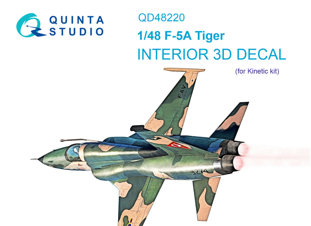 1/48 F-5A 3D-Printed&col. Interior (KIN)