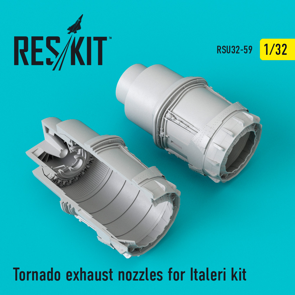 1/32 Tornado exh. nozzles for Italeri kit 