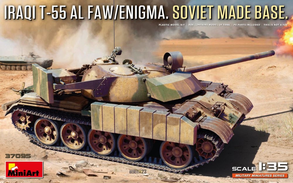 1/35 Iraqui T-55 Al Faw/Enigma, Soviet Made Base
