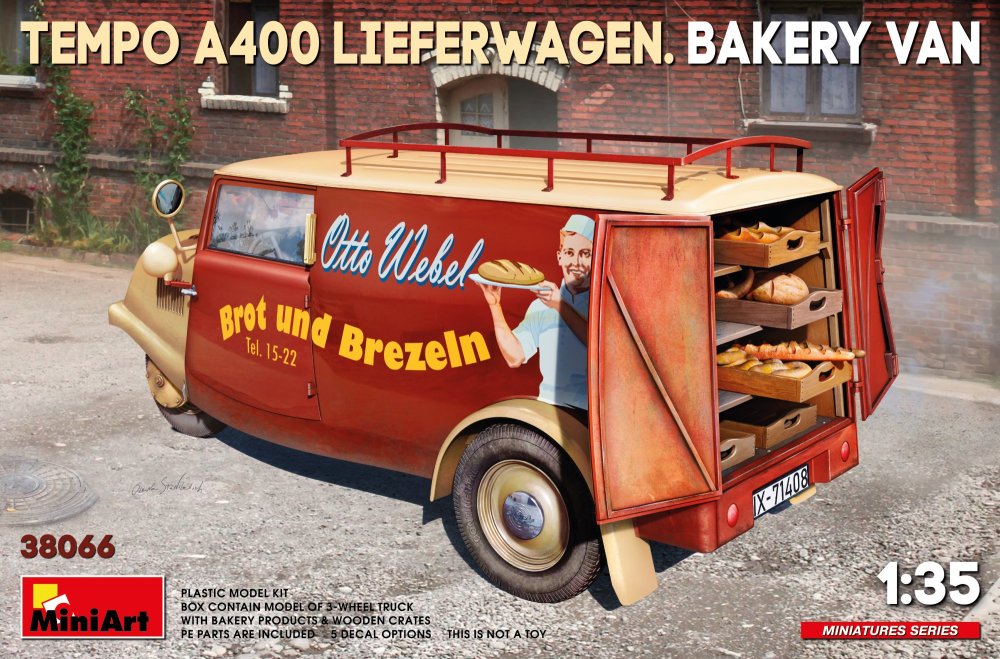 1/35 Tempo A400 Lieferwagen, Bakery Van