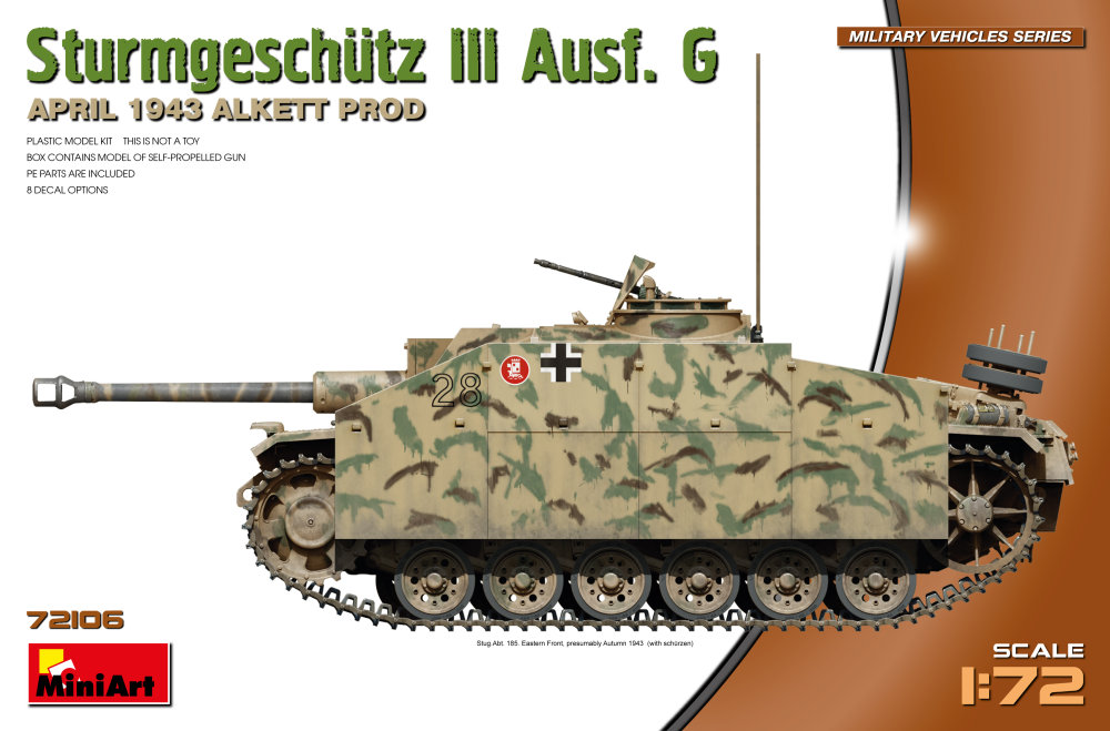 1/72 StuG III Ausf. G, April 1943 Alkett Prod.