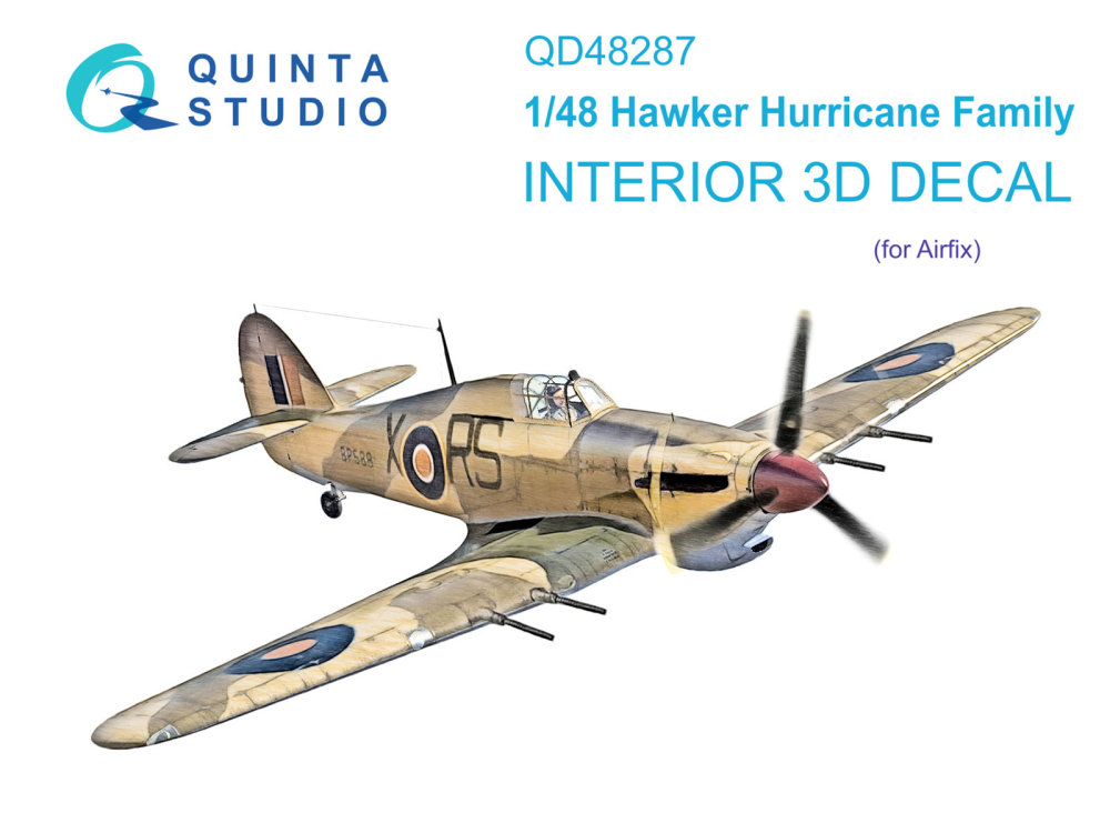 1/48 Hawker Hurricane family 3D-Print.&col.Inter.