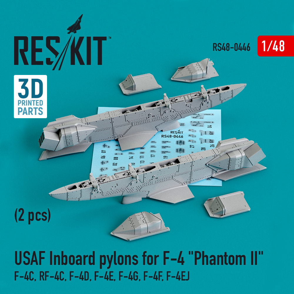 1/48 USAF Inboard pylons for F-4 'Phantom II' (2x)