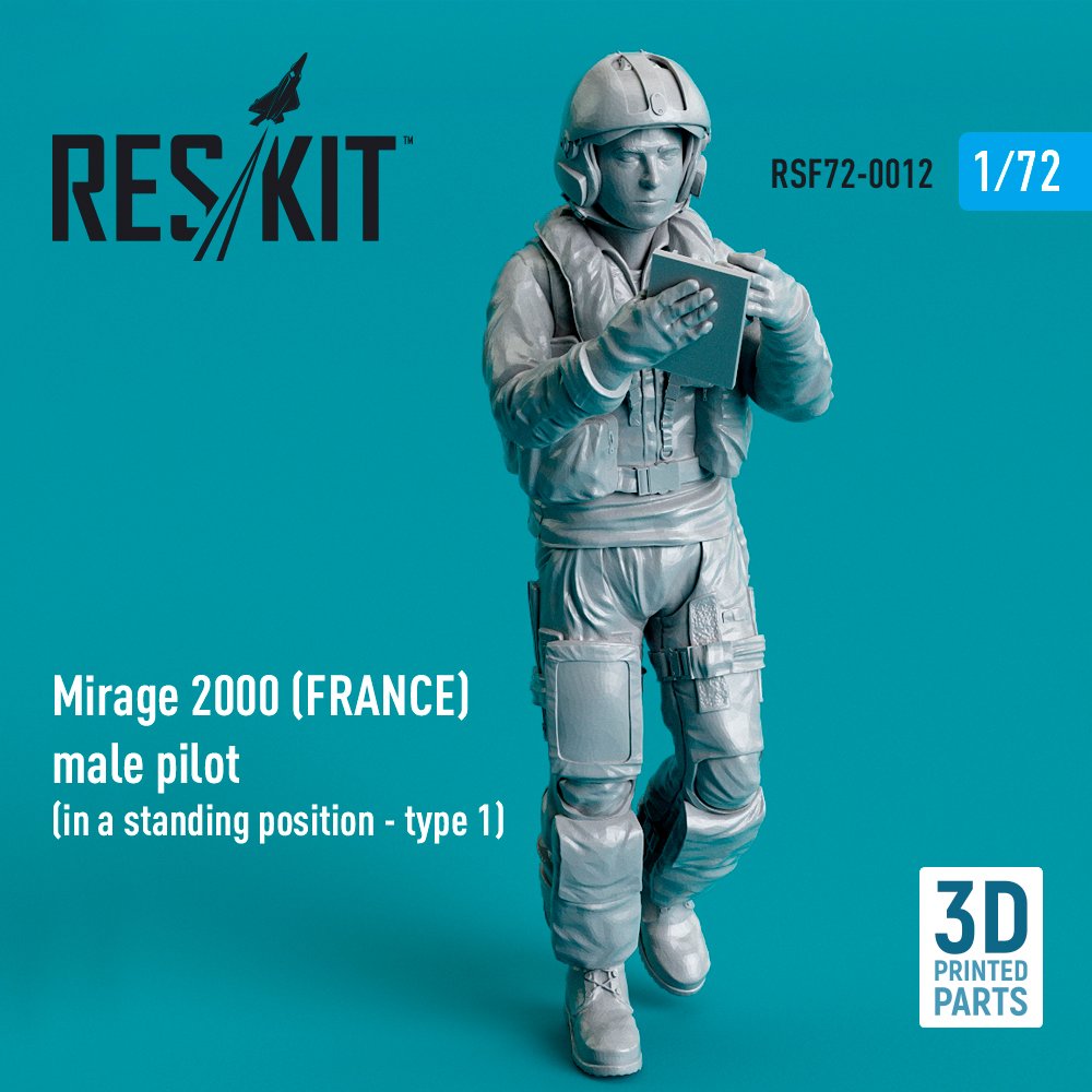 1/72 Mirage 2000 FRANCE male pilot - standing 1