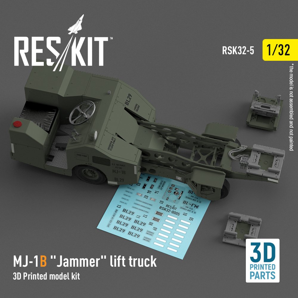 1/32 MJ-1B 'Jammer' lift truck (3D Printed model)