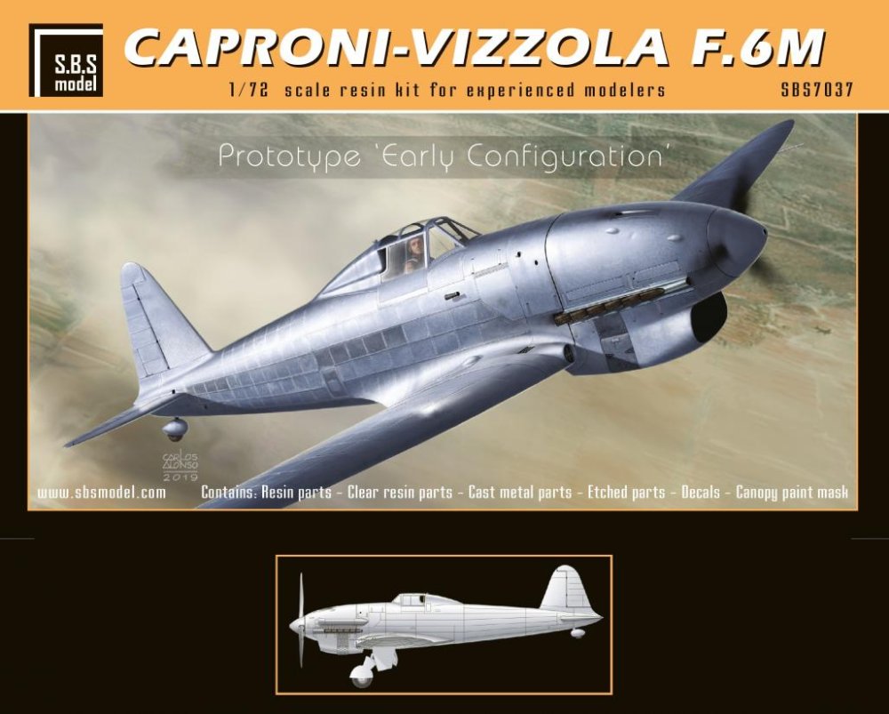 1/72 Caproni-Vizzola F.6M 'Early Config.' (resin)