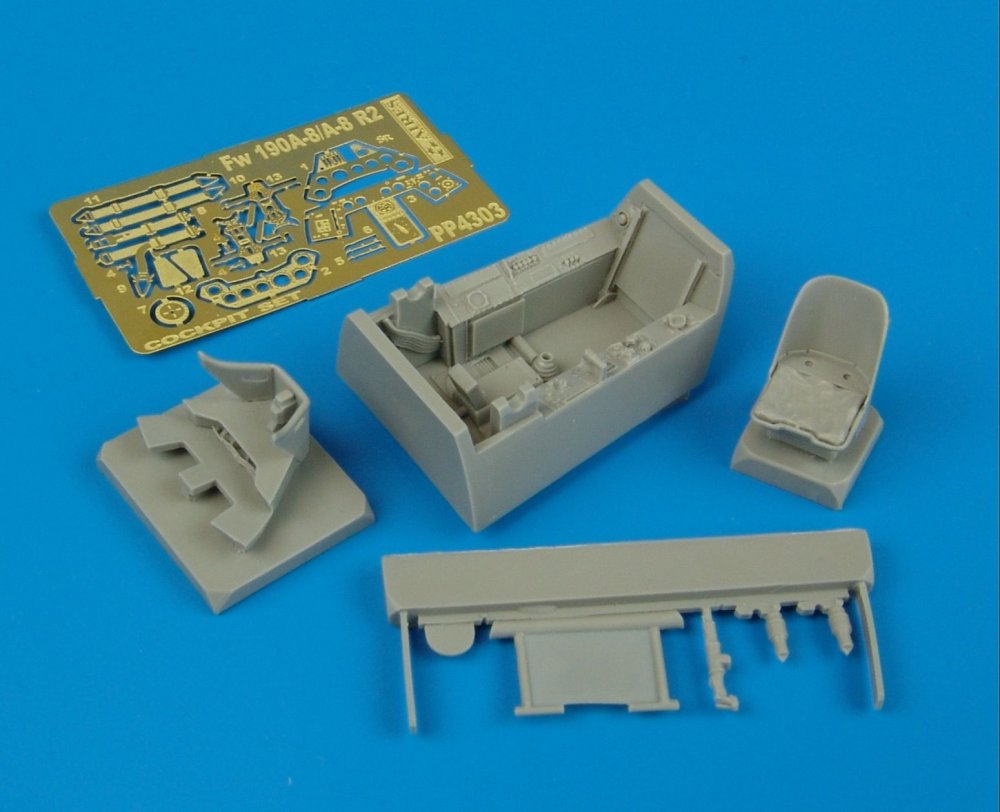 1/48 Fw 190 A-8/A-8 R2 cockpit set (TAM)