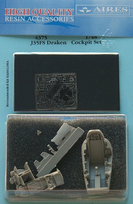 1/48 J35FS Draken cockpit set   (HAS)