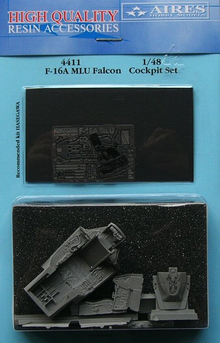 1/48 F-16A MLU Falcon cockpit set (HAS)