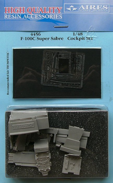 1/48 F-100C Super Sabre cockpit set (TRUMP)