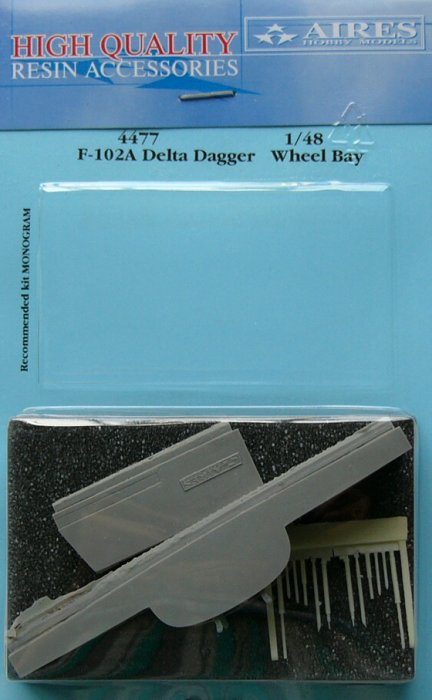 1/48 F-102A Delta dagger wheel bay (MONO)