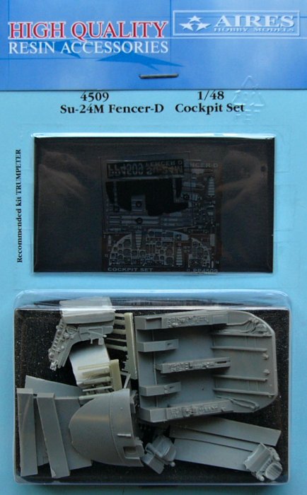 1/48 Su-24M Fencer cockpit set  (TRUMP)