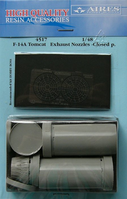 1/48 F-14A Tomcat exhaust nozzle - closed (HOBBYB)