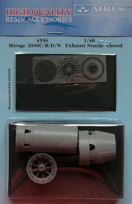 1/48 Mirage 2000C/B/D/N exh.nozzle-closed (KIN)