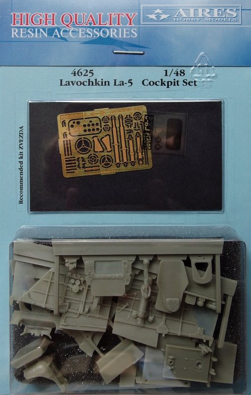 1/48 Lavochkin La-5 cockpit set (ZVE)