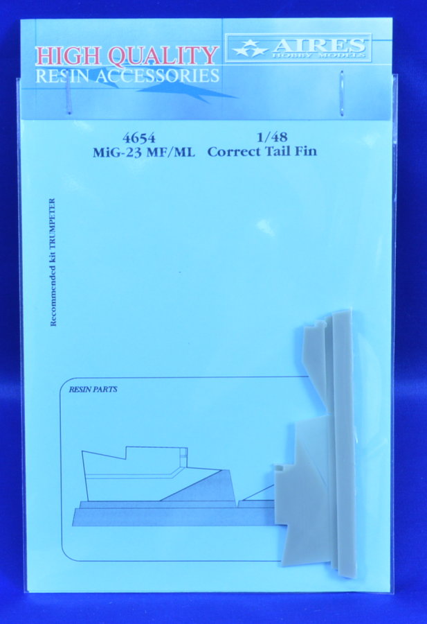 1/48 MiG-23 MF/ML correct tail fin (TRUMP)