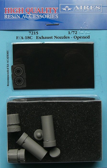 1/72 F/A-18C exhaust nozzles - opened (ACAD)