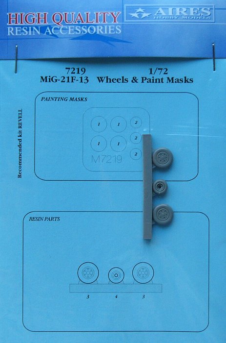 1/72 Mig-21F-13 wheels & paint masks (REV)