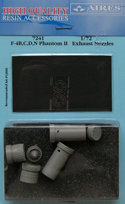 1/72 F-4B,C,D,N Phantom II exhaust nozzles (FUJI)