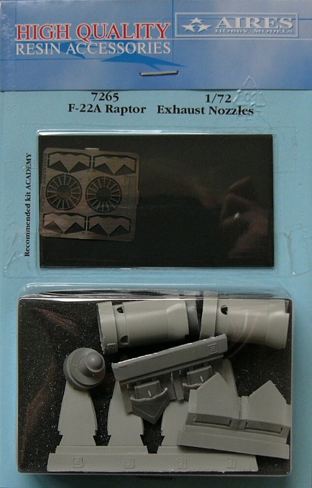 1/72 F-22A Raptor exhaust nozzles  (ACAD)